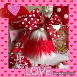 ❤️Valentine’s Day Gnome, Vintage Valentine Decor, Valentine’s Day Gift